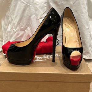 Louboutin Palais Royal 140 Patent size 37.5